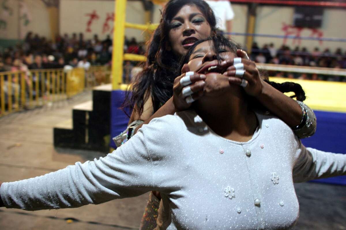 Inside the world of women lucha libre wrestlers in Bolivia and Mexico City