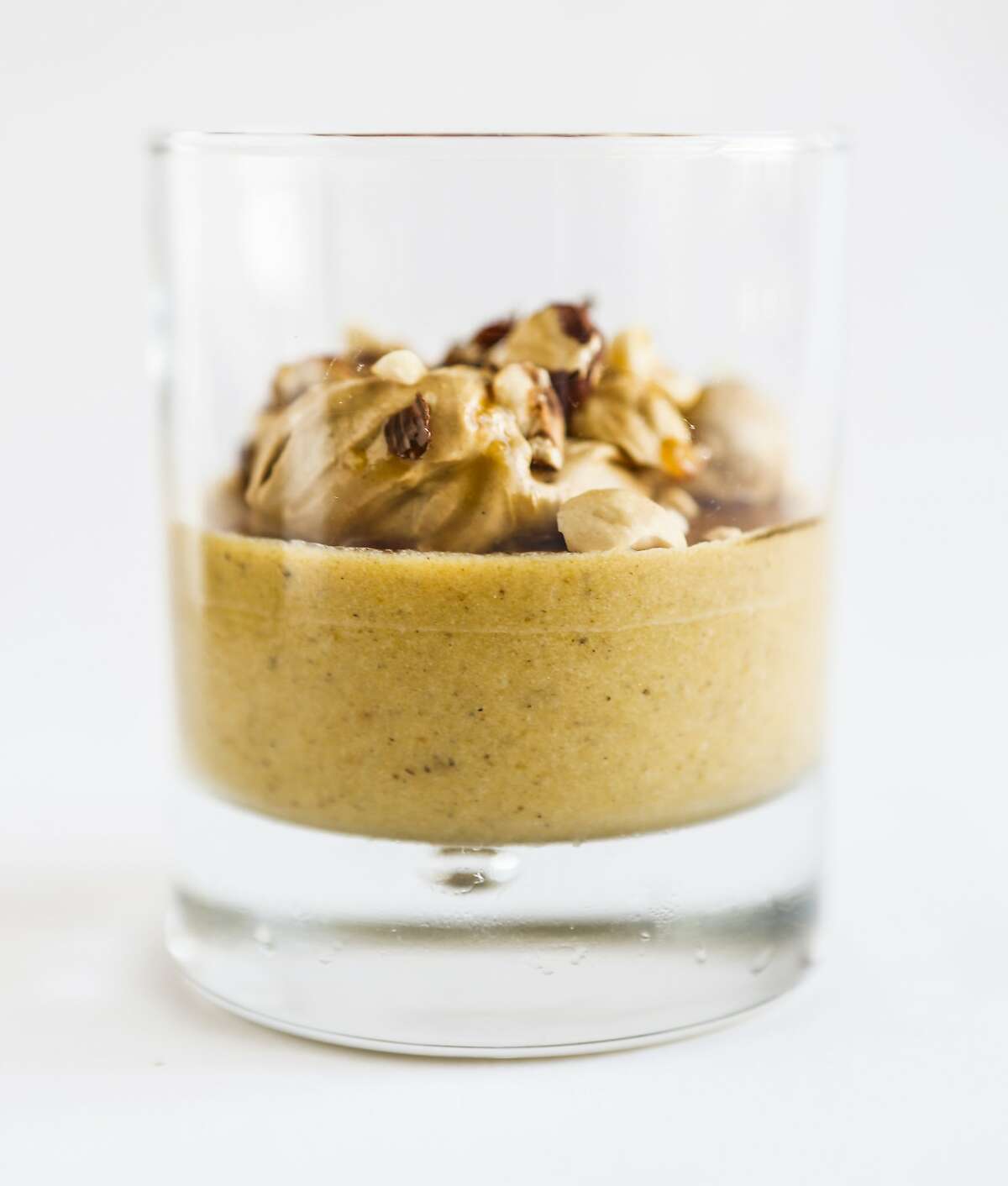 Pumpkin Parfait recipe by Mourad pastry chef Melissa Chou is seen on Wednesday, Oct. 14, 2015 in San Francisco, Calif.