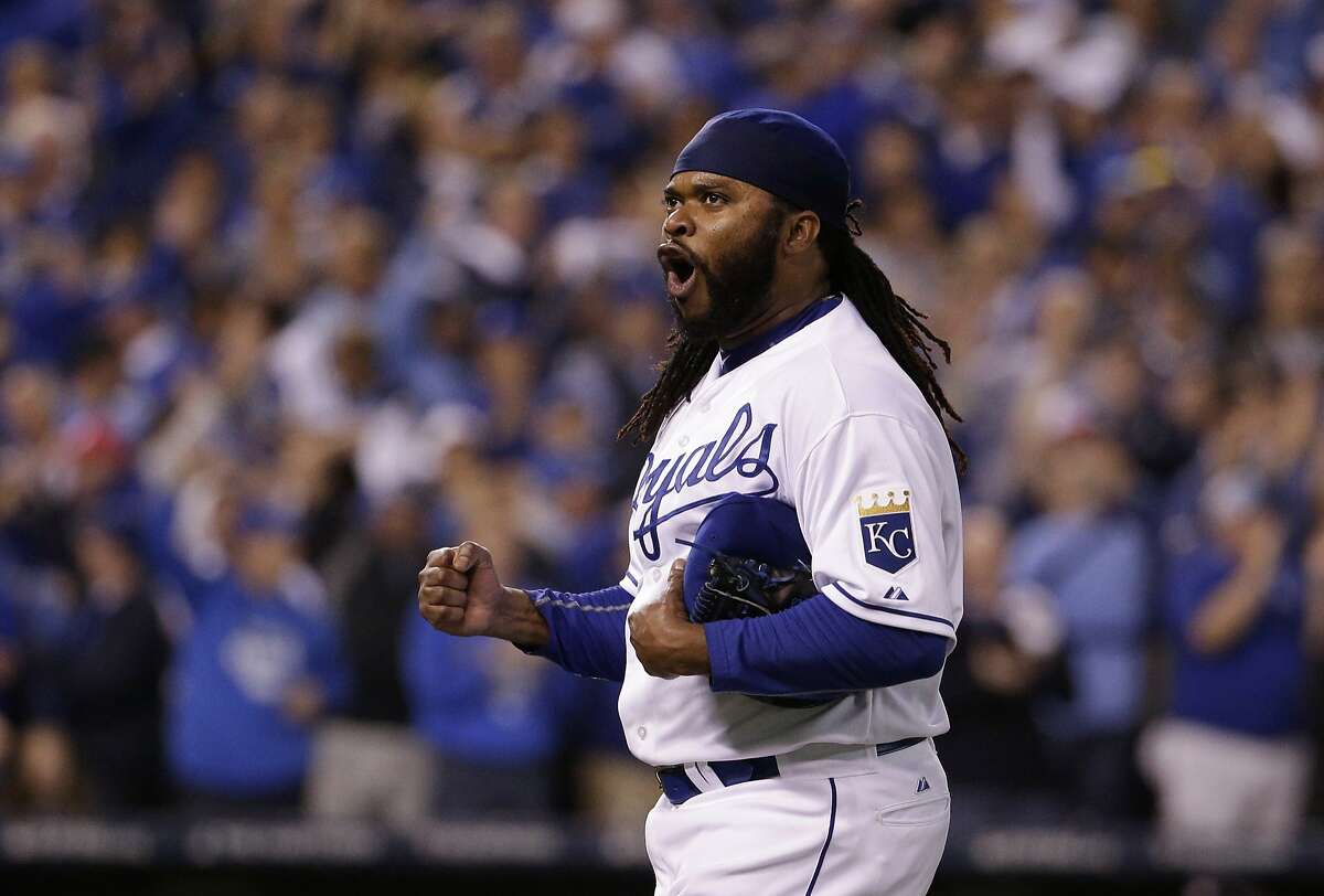 The Giants added Johnny Cueto (pictured) and Jeff Samardzija to the roster while the Dodgers have been quiet in the offseason.
