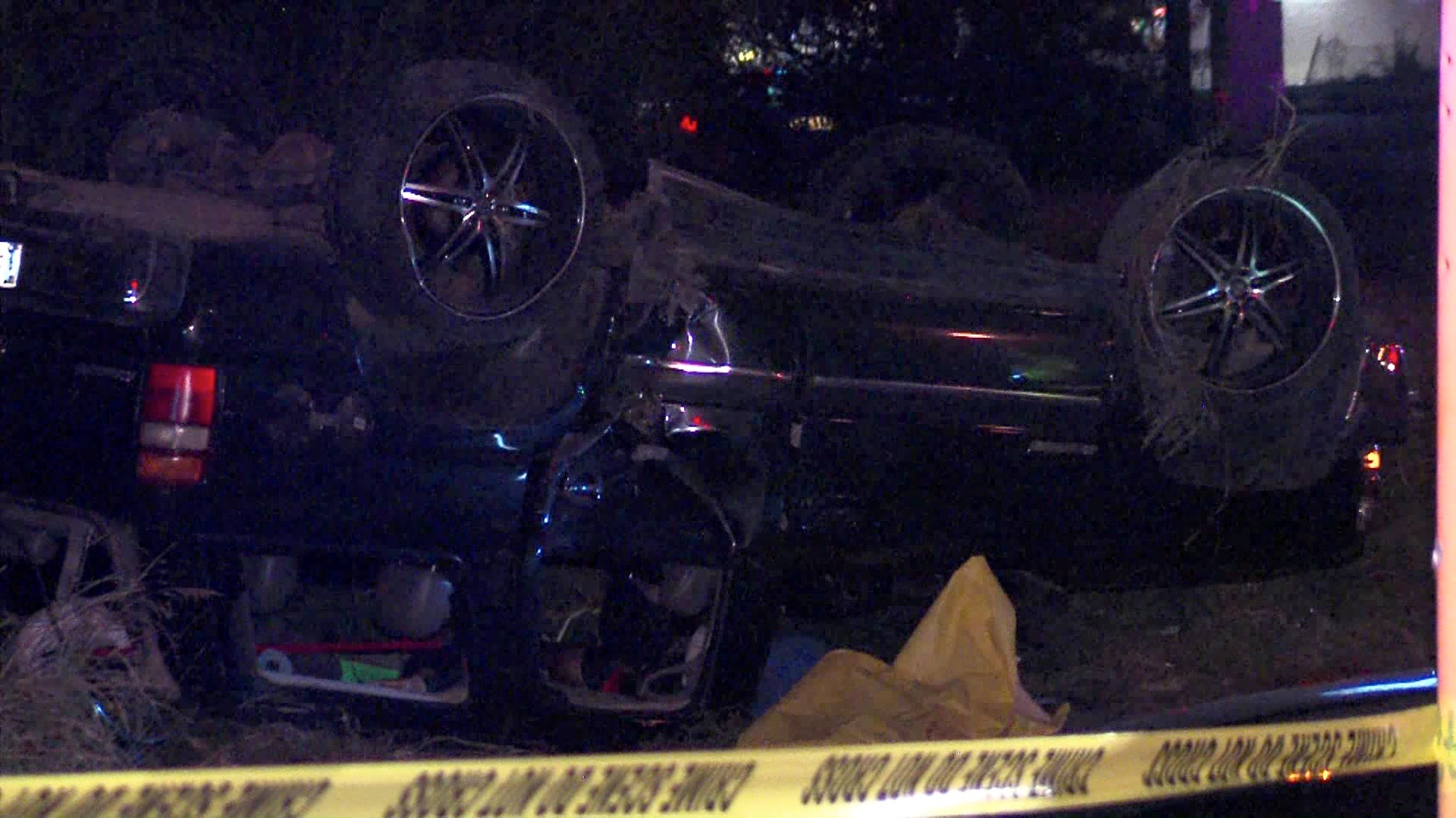Man thrown from SUV, killed in rollover crash Wednesday night