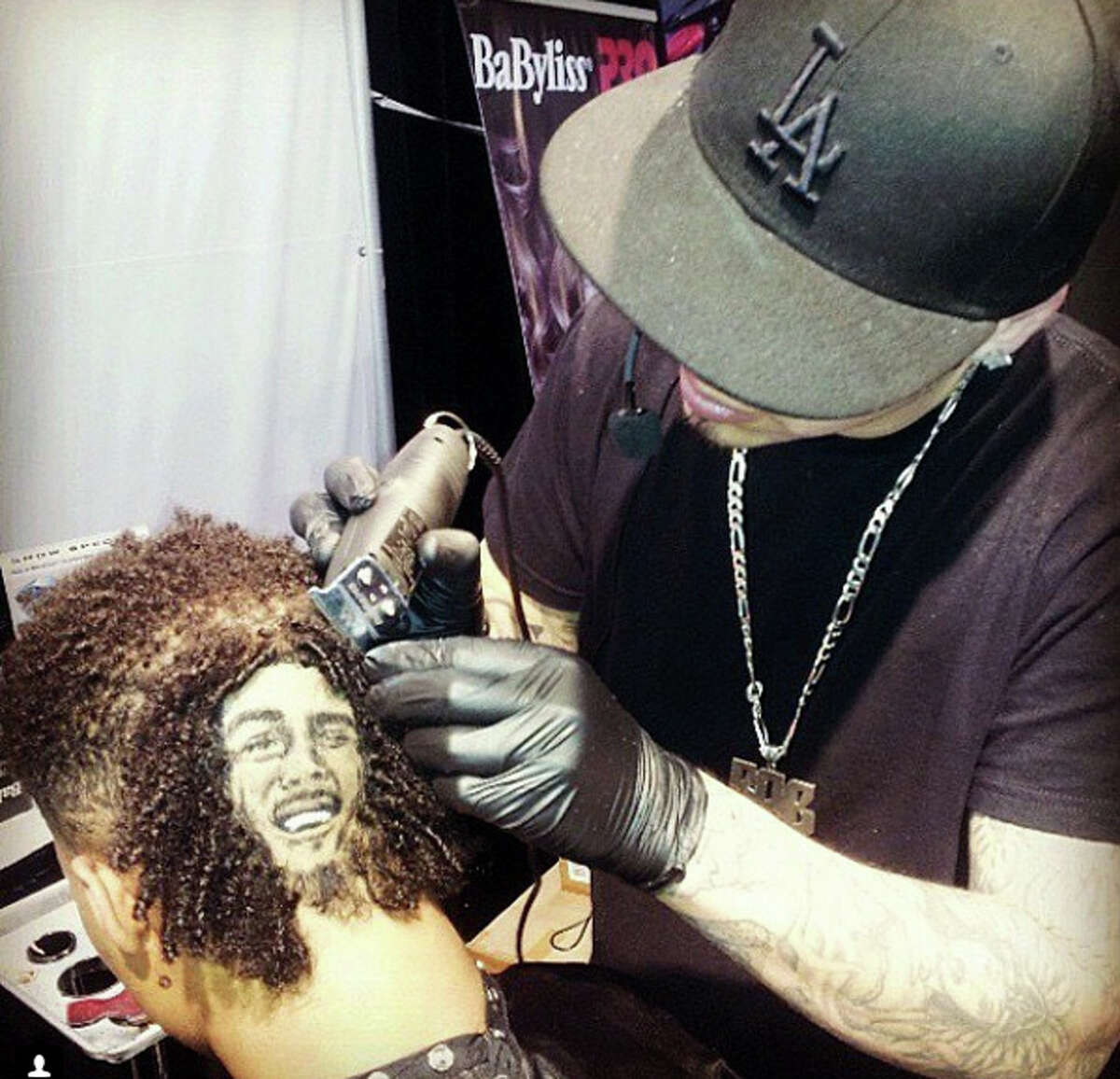 The San Antonio barber known as Rob the Original is famous for his life-like hair cut portraits of celebrities and crazy custom cuts for Spurs fans.