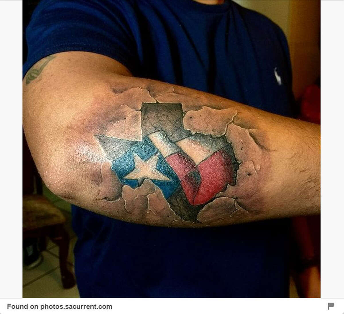 You can't get much more Texas than these tattoos