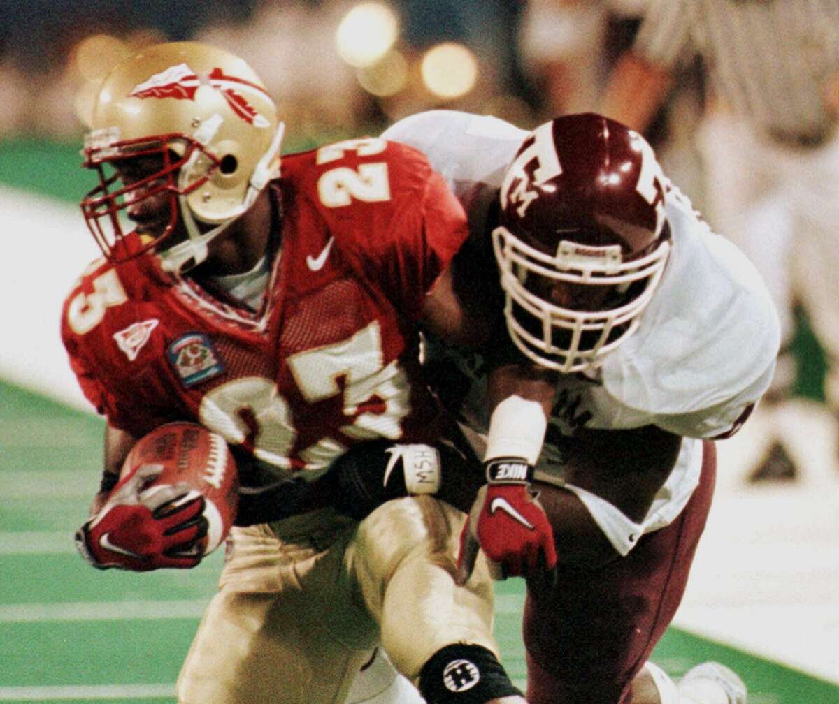 Aug. 31, 1998: No. 2 Florida State 23, No. 14 Texas A&M 14 The Aggies led 14-10 at halftime, but were blanked in the second half as the Seminoles outgained them 360 yards to 133.