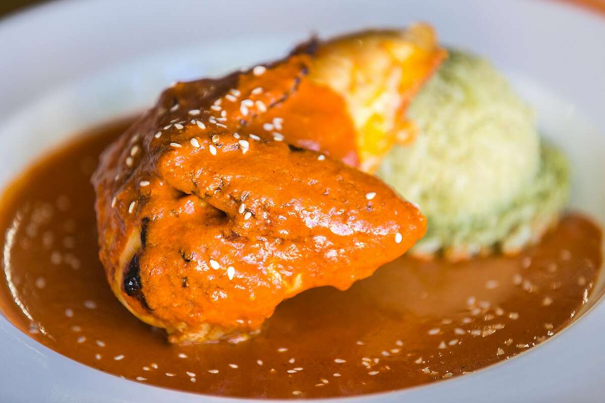 Los Moles dish, Mole Mama Luisa, is made with over 30 ingredients.