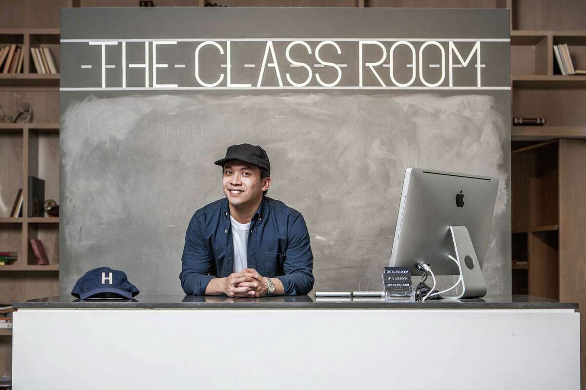 Alan Javillonar, co-owner of The Class Room, along with four other partners own and run the men's clothing store near Rice Village.