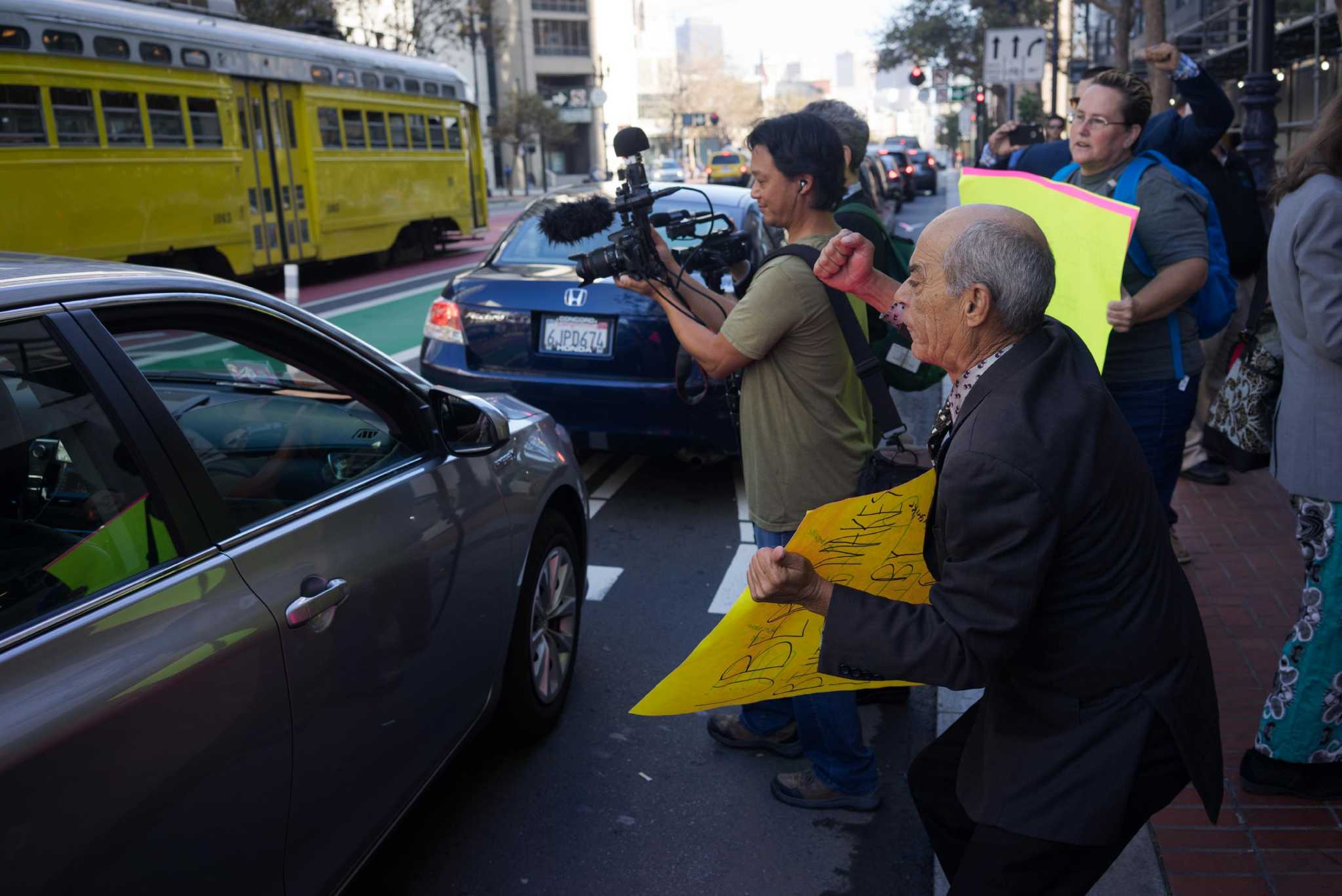 UberX drivers’ protest fizzles at S.F. headquarters