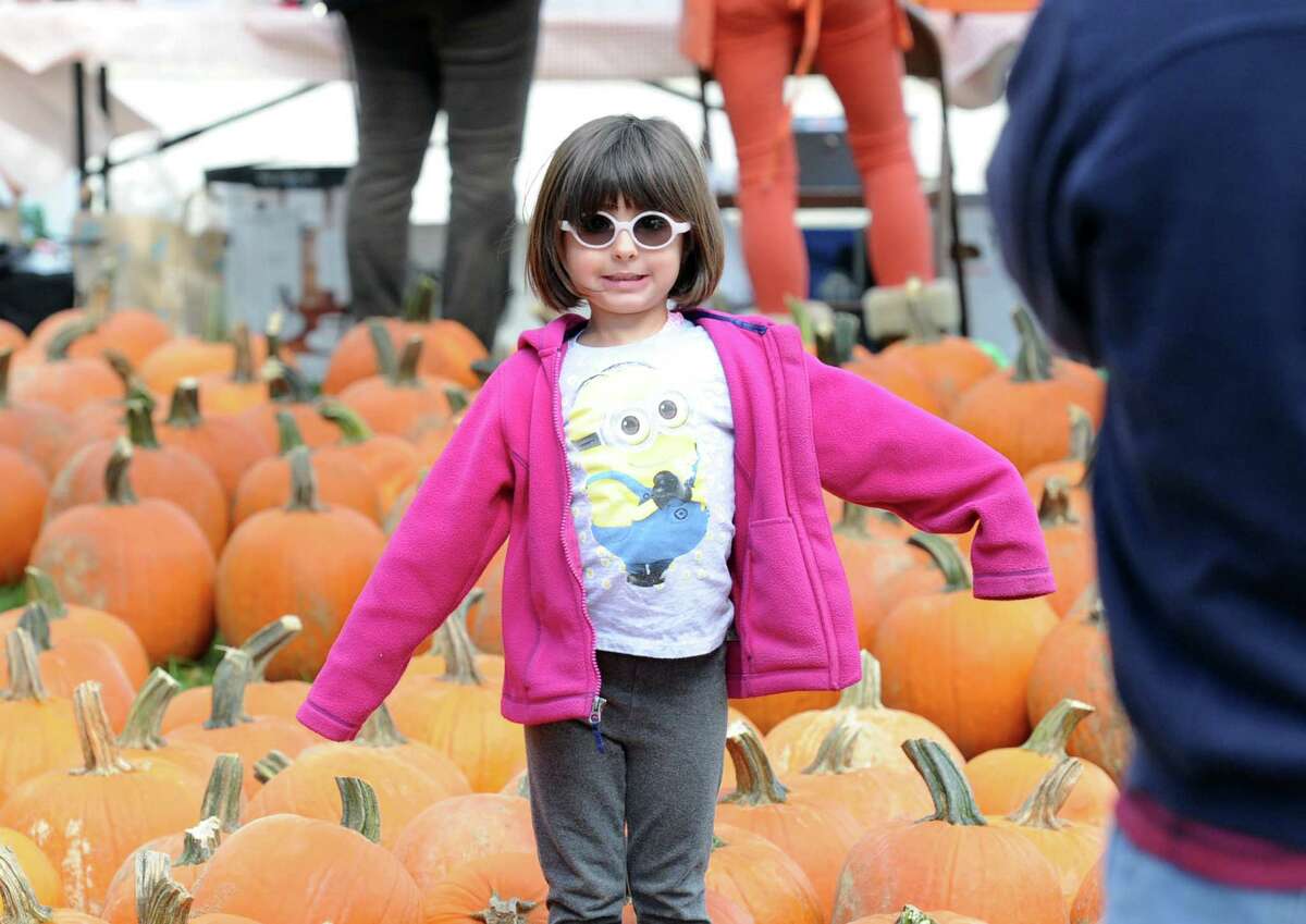 The 45th annual Pumpkin Patch event at the Old Greenwich School, Old Greenwich, Conn., Saturday, Oct. 17, 2015.