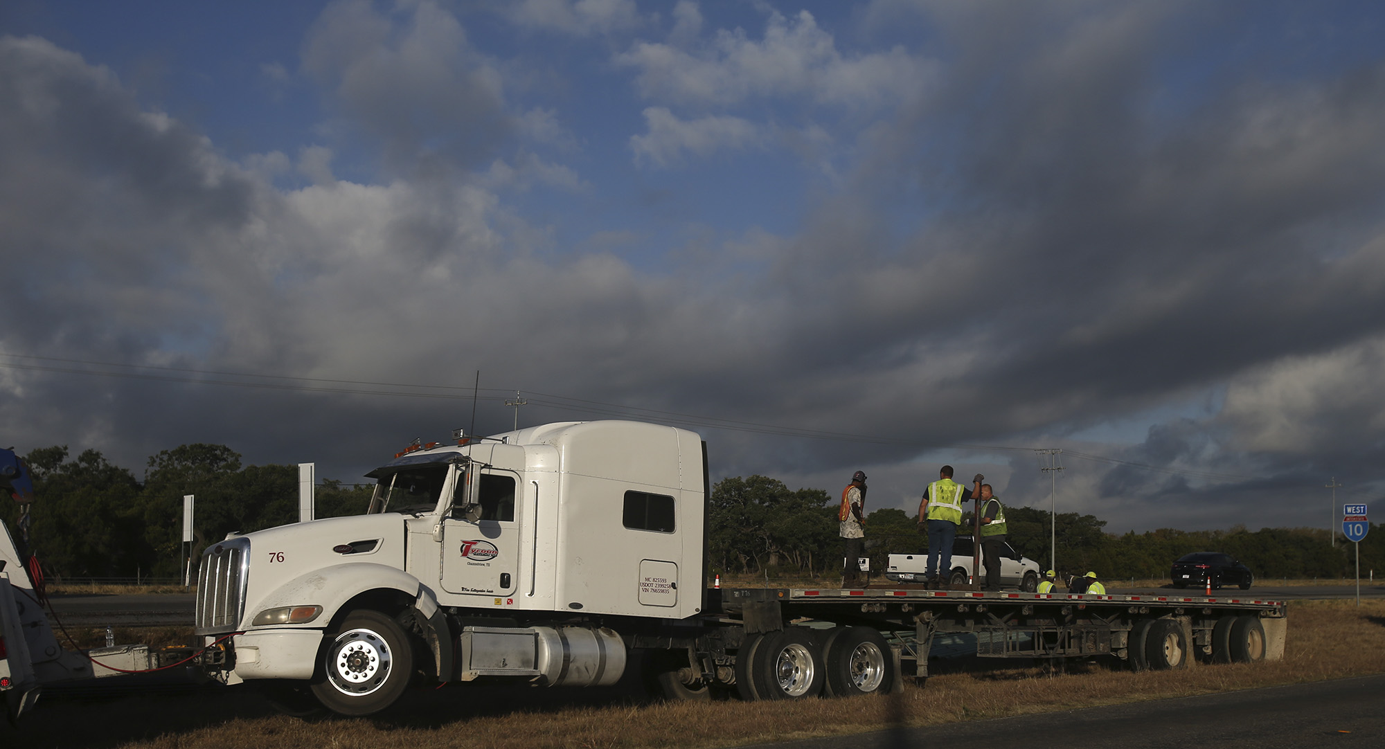 Interstate 10 shut down due to fatal motorcycle crash