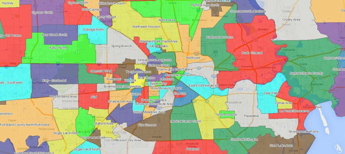 Har Market Area Map Har's Hotness Index Reveals Which Houston Neighborhoods Are Selling The  Most Homes