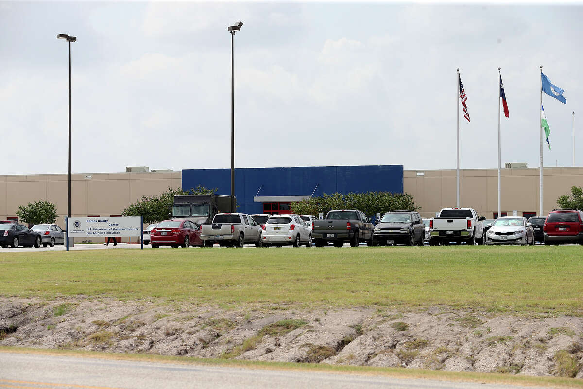 The facility appears quite in the morning as smuggled children from Central America are being detained in the Karnes County Civil Detention Center on August 1, 2014.