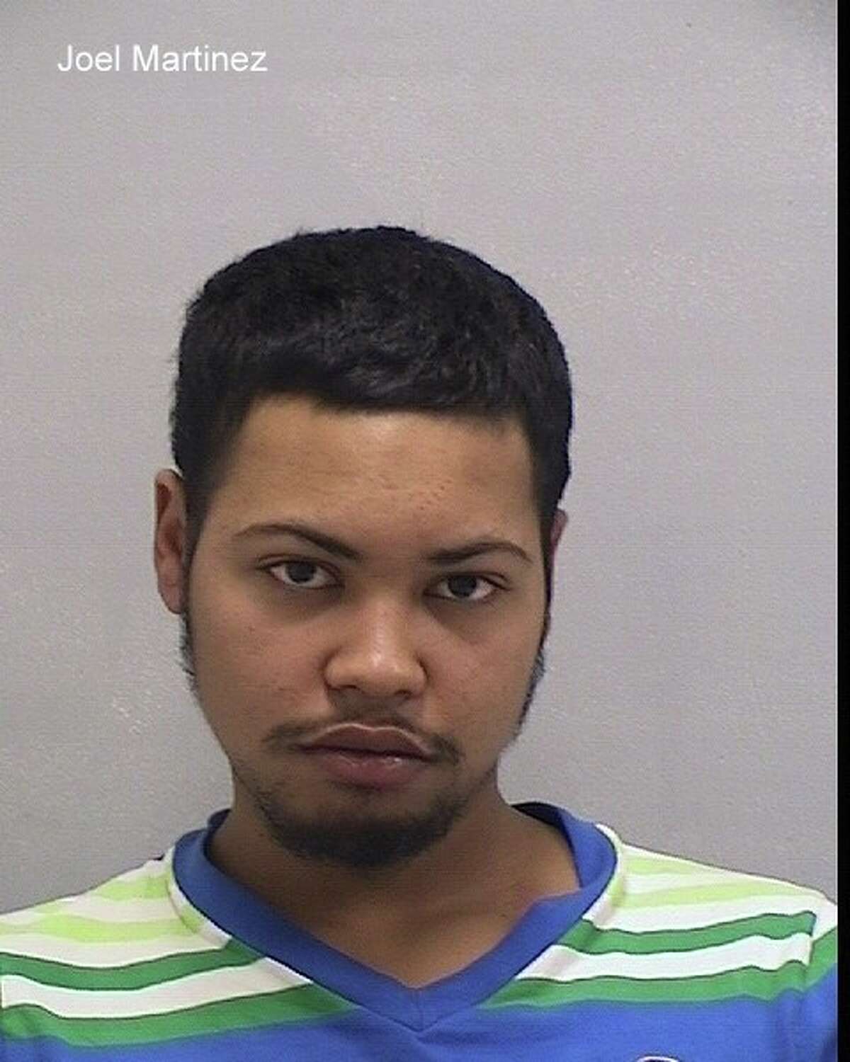 Joel Martinez, 20, of Bridgepport was charged with risk of injury to a minor and breach of peace charges after a disturbance at Chip’s Restaurant in Orange on Saturday, Oct. 17, 2015.