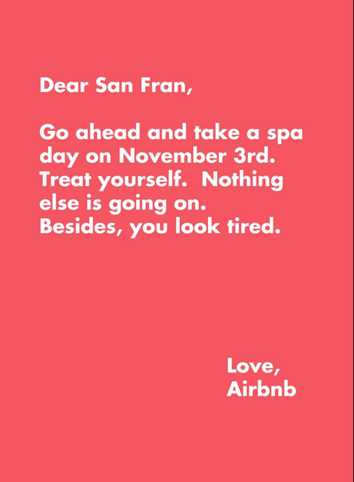 Hilarious Airbnb Sign Parodies Mock 'tone-deaf' Ads Around San Francisco