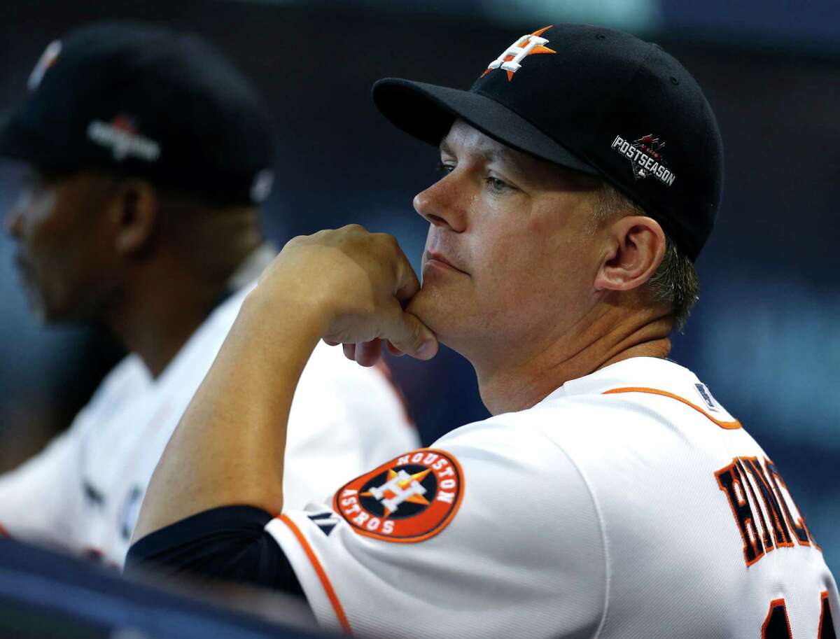 A.J. Hinch has plenty to think about in spring training after a run to the AL playoffs.