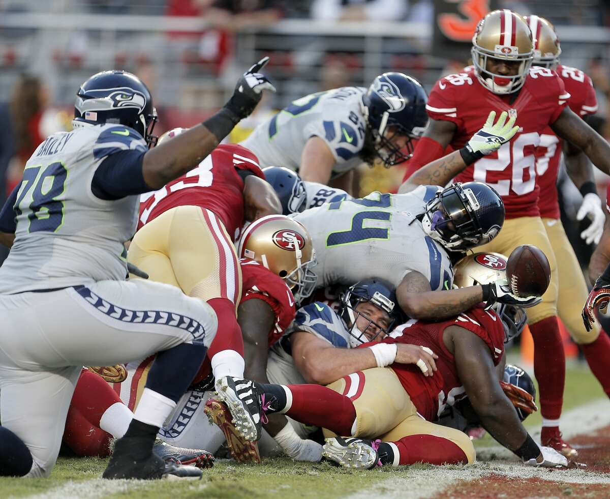 It hardly ever rains on Seahawks' 12th Man -- except when the 49ers are  here