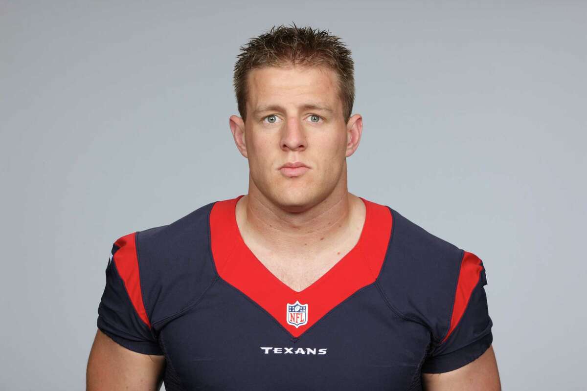 This is a photo of JJ Watt of the Houston Texans NFL football team. This image reflects the Houston Texans active roster as of Tuesday, July 7, 2015. (AP Photo)