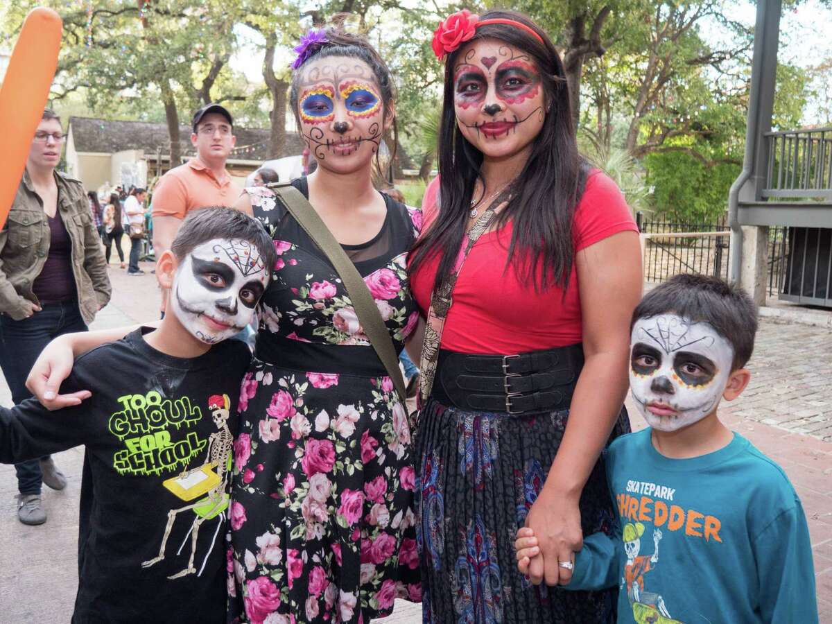 The Day of the Dead was celebrated in San Antonio at La Villita on Sunday at with live music, treats, face painting and altars and offerings to dead people.