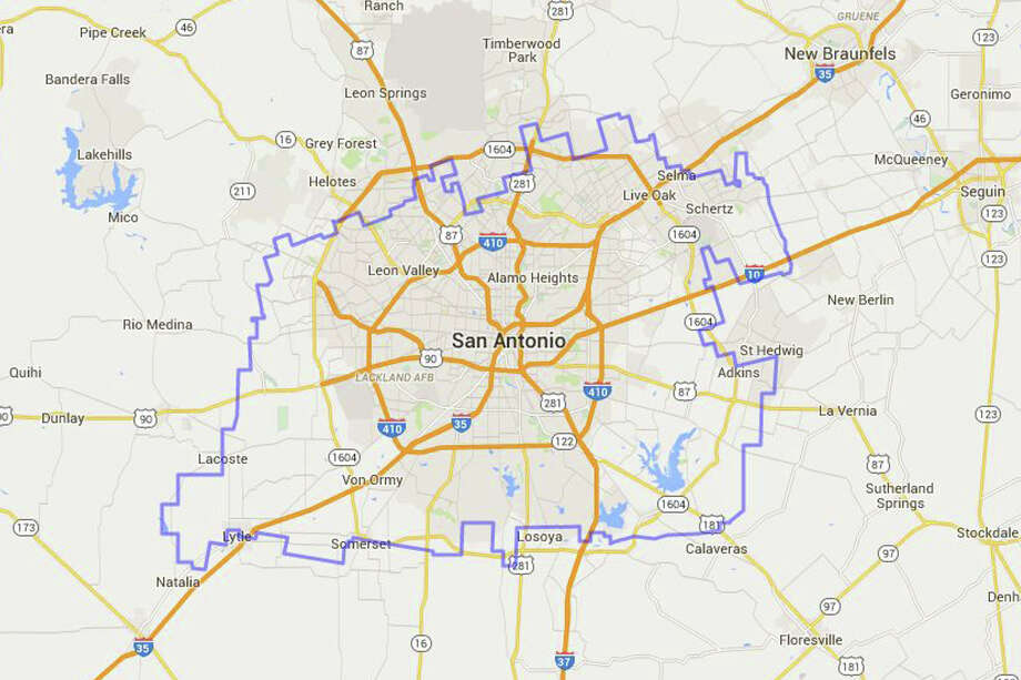 Map: The Waggoner Ranch is really, really big, y'all - San Antonio ...