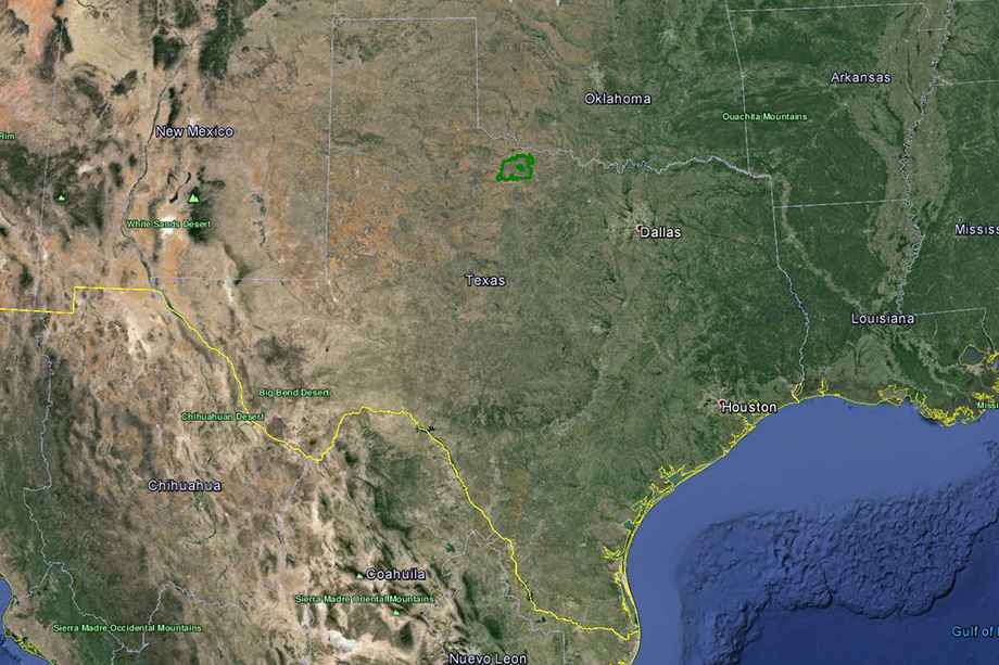 Wt Waggoner Ranch Map Map: The Waggoner Ranch Is Really, Really Big, Y'all