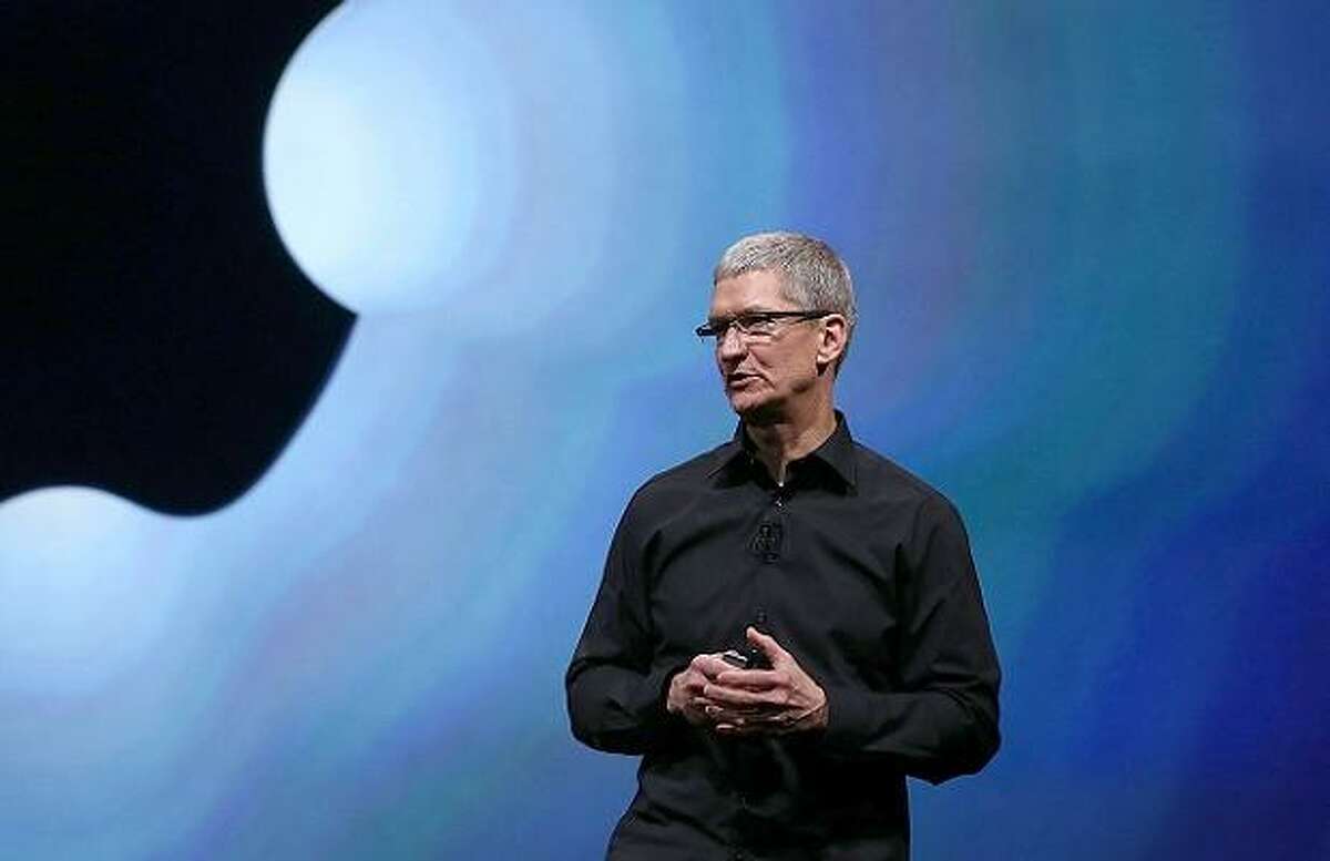 Apple CEO Tim Cook speaks during an Apple special event at the Yerba Buena Center for the Arts on September 12, 2012 in San Francisco, California.