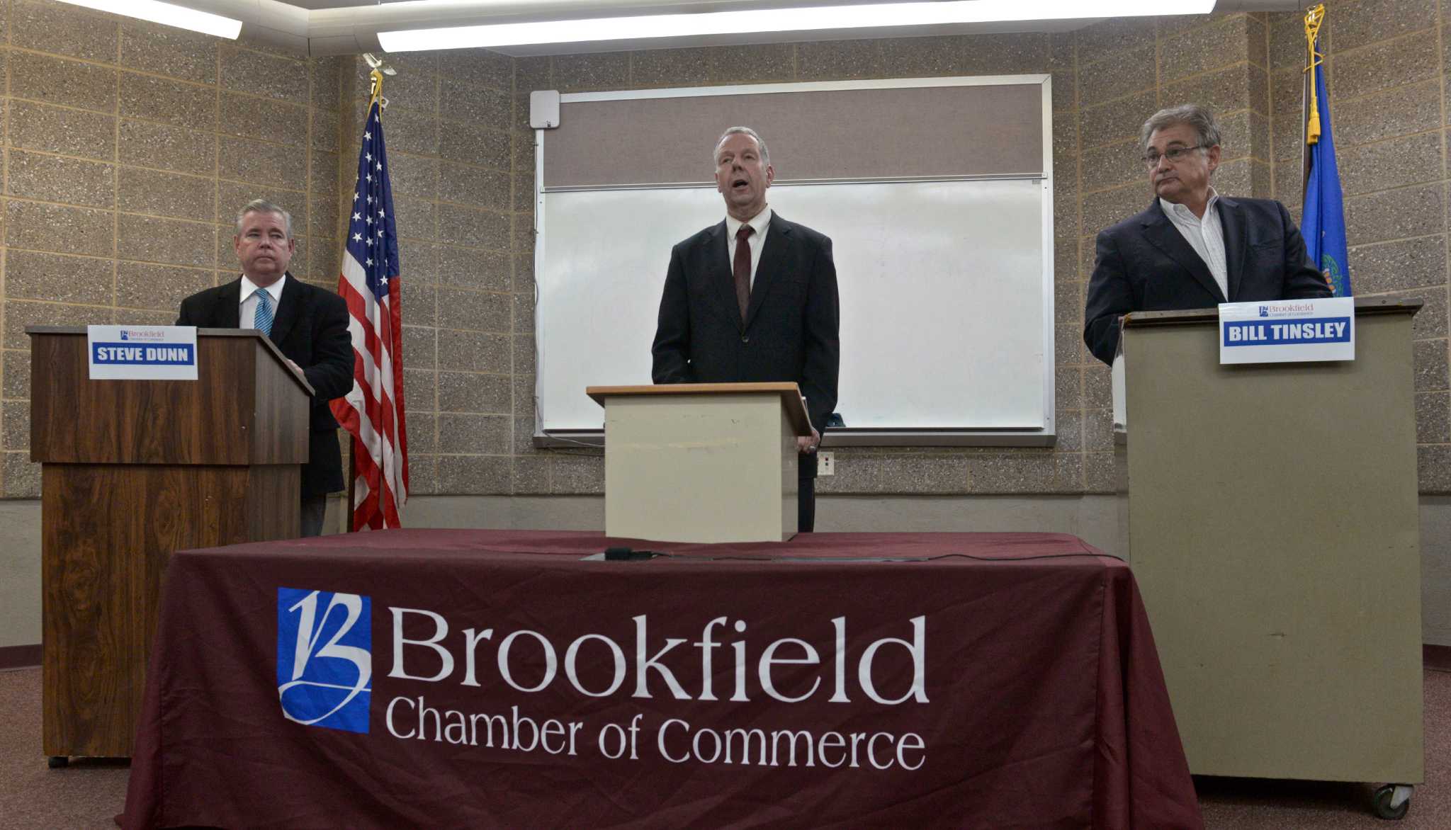 Brookfield First Selectman Debate Boils Over 5086