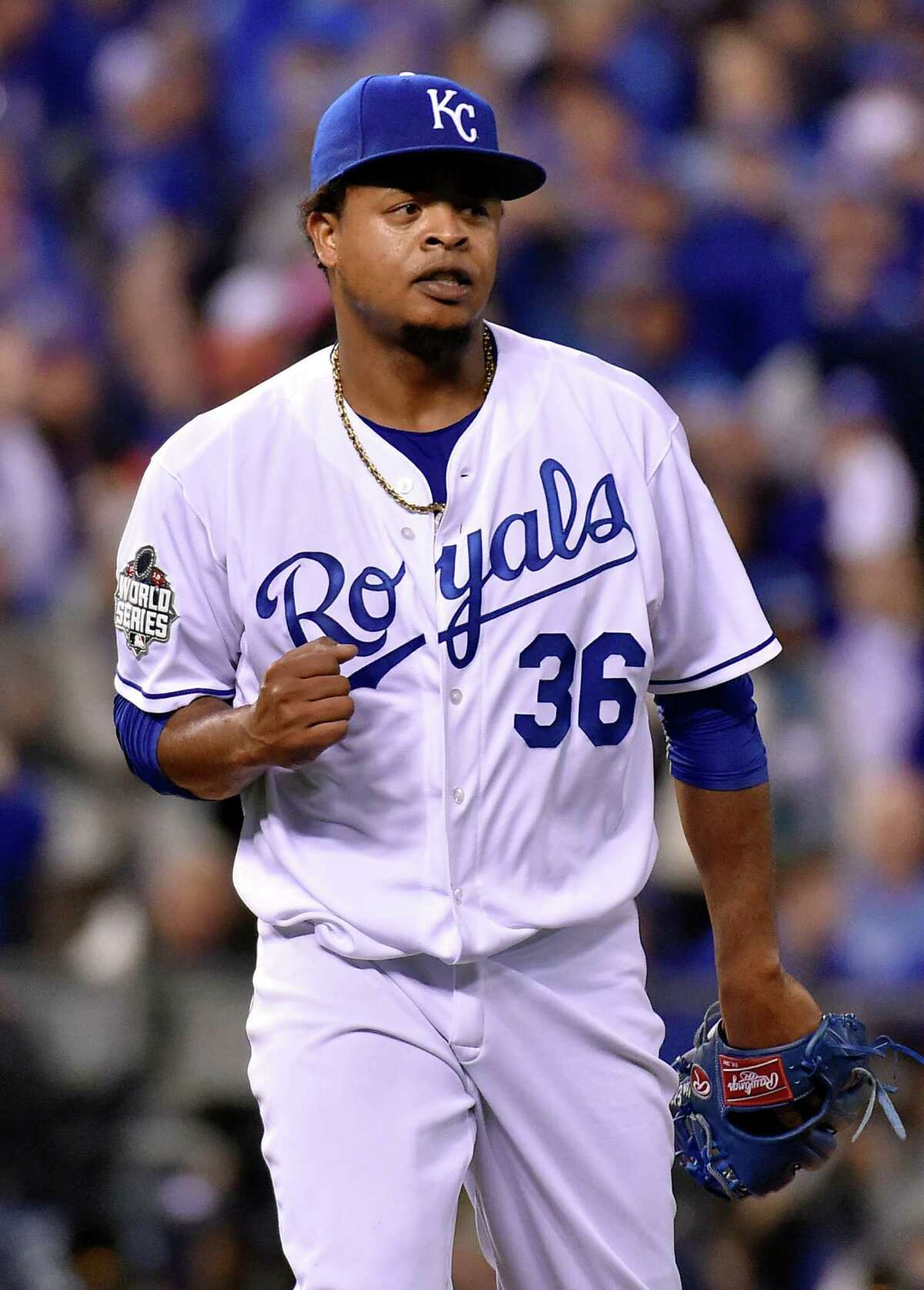 Edinson Volquez comes up big for Kansas City Royals in Game 1 of