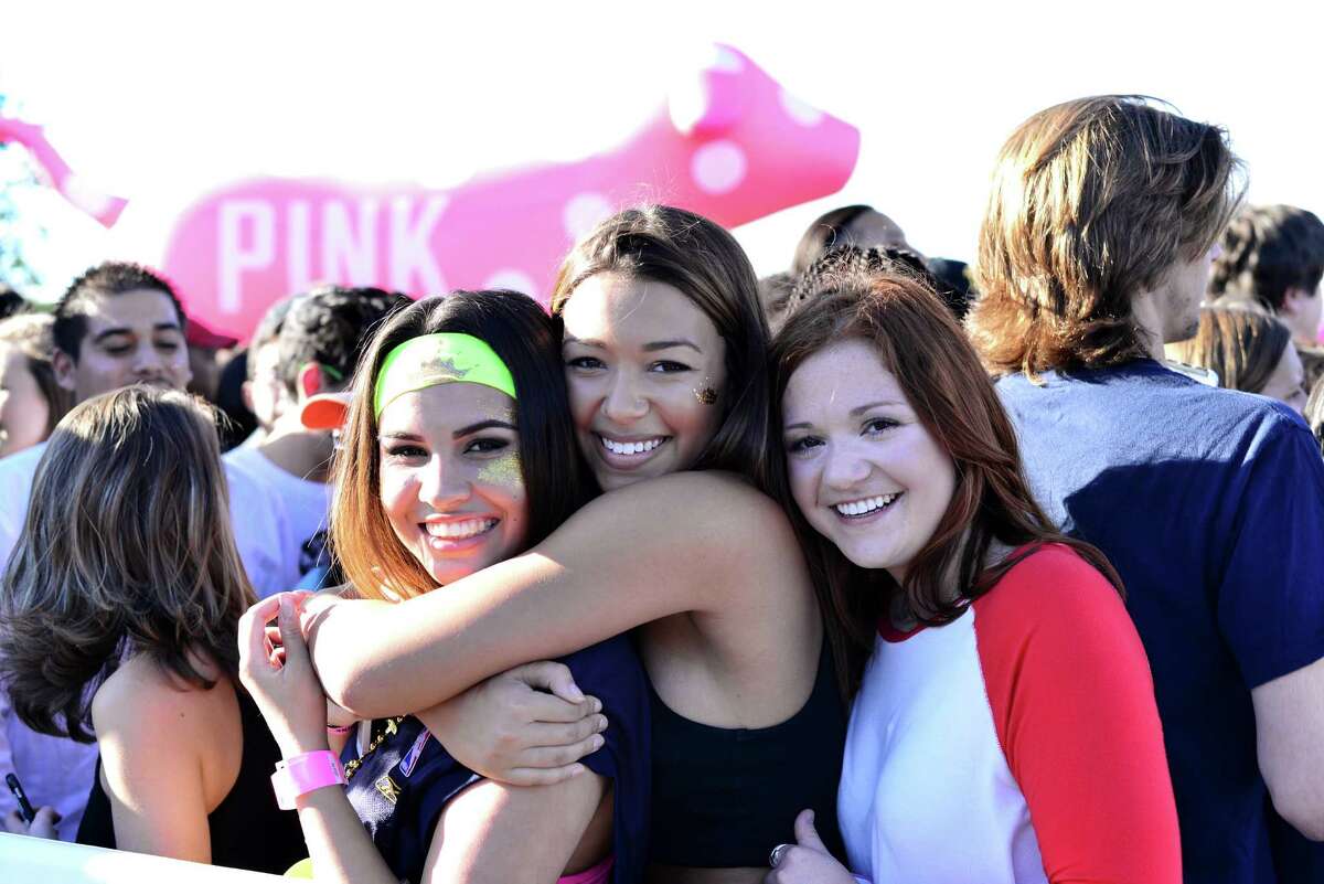 The campus parking lot of UTSA lit up Wednesday like a chaotic music festival for one of the most talked about parties of the year, starring Victoria Secret models and an epic EDM concert.