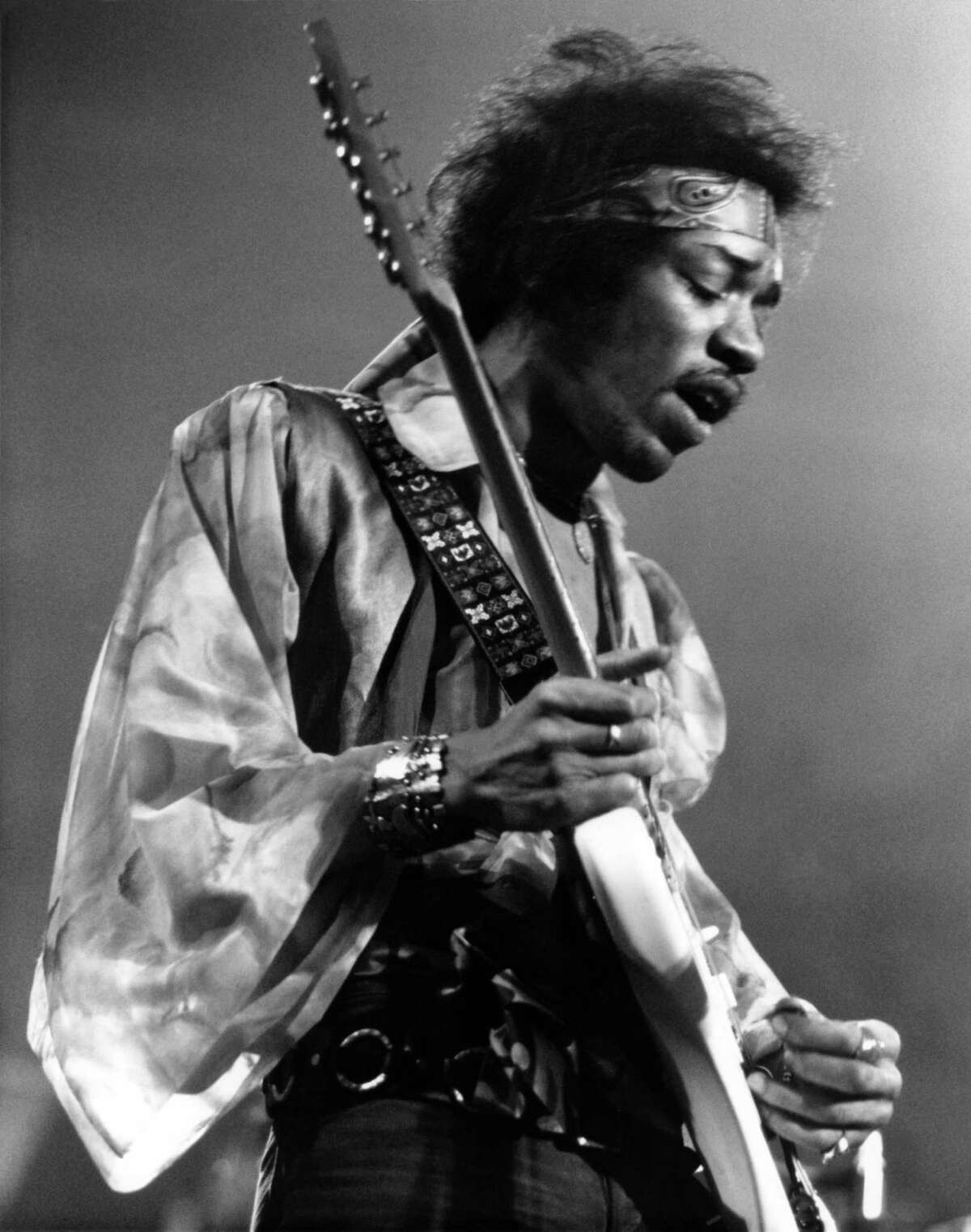 Jimi Hendrix, 1942-1970. Keep clicking to see what he, and other rock legends, would look like if they were still alive today.