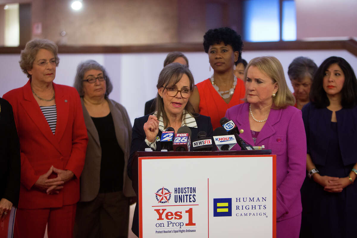 Sally Field came to Houston to show her support for the Houston Equal Rights Ordinance at Alley Theater last week.