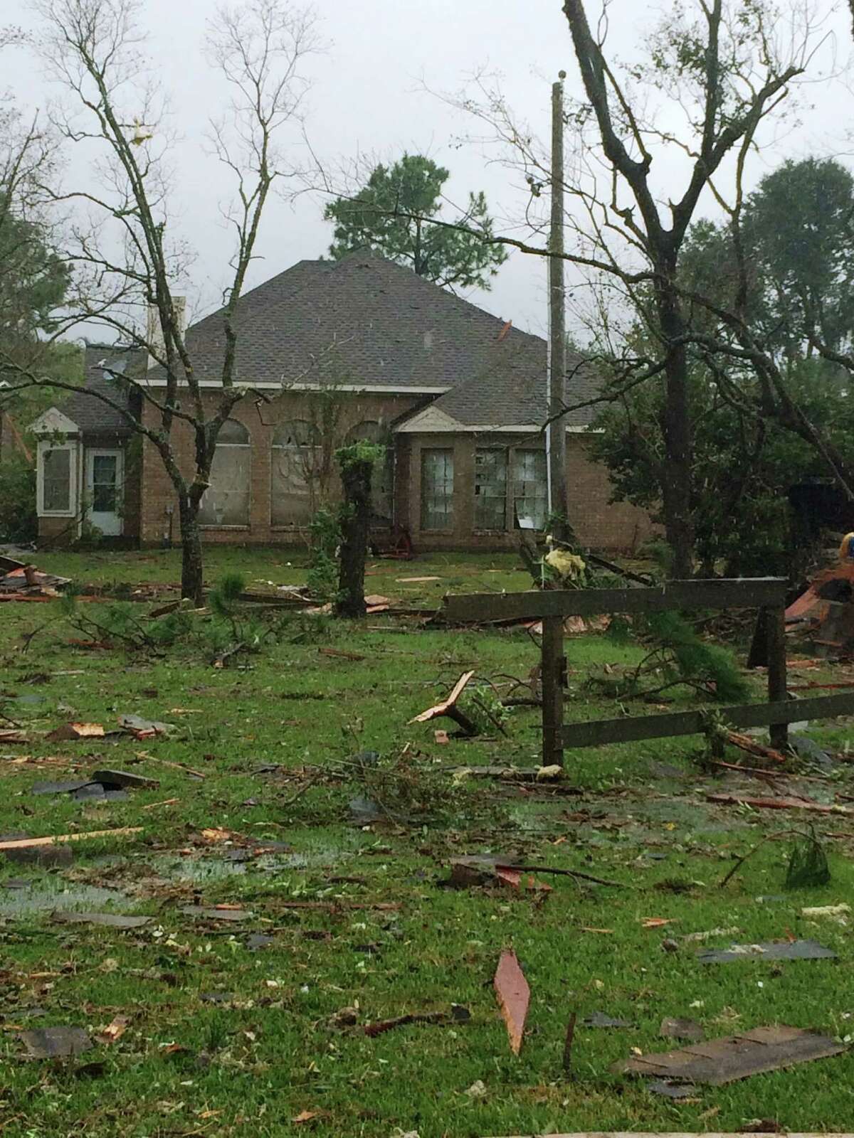 Map shows flood damage in Houston