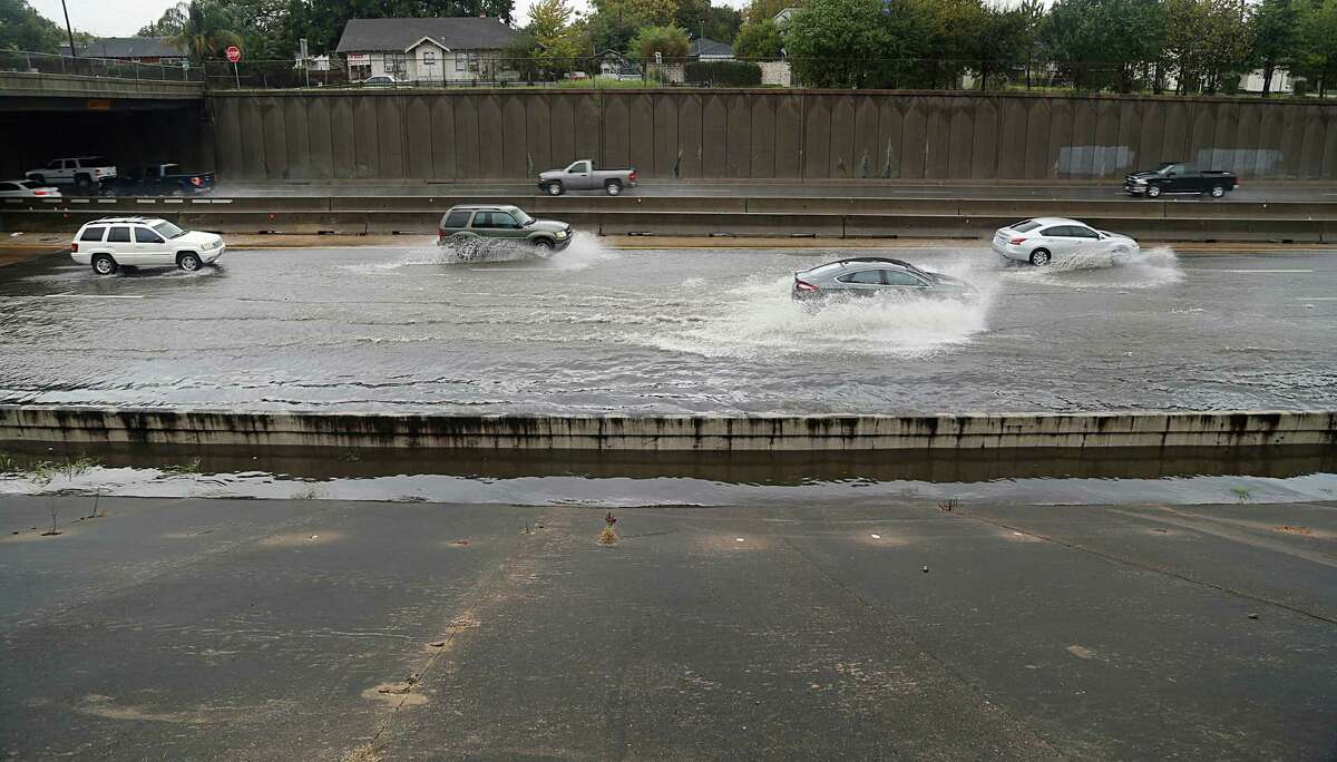 Map shows flood damage in Houston