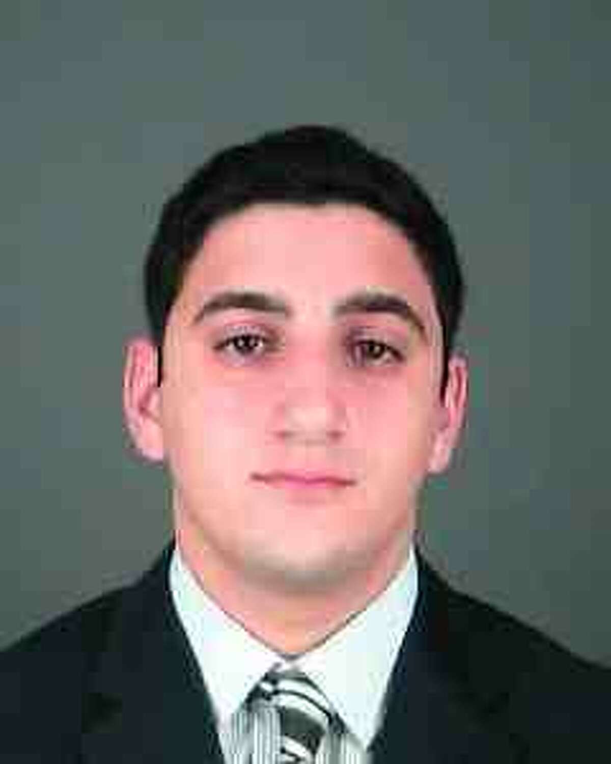 Joseph Angilletta is charged with first-degree hazing, Oct. 30, 2015. (Albany police photo)