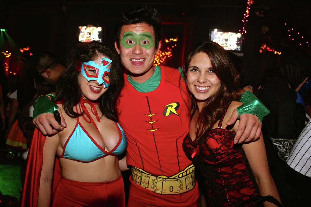 Halloween partiers frolicked amid intense house music and pulsating lights for a spooky night of music, sensuality and libations at the Bonham Exchange Saturday.