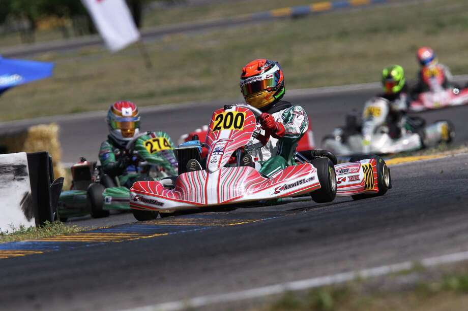 S A Go Kart Driver Ready To Dominate Track San Antonio Express News Ton Estep 15 Of San Antonio Has Become The Best Go Kart Racer