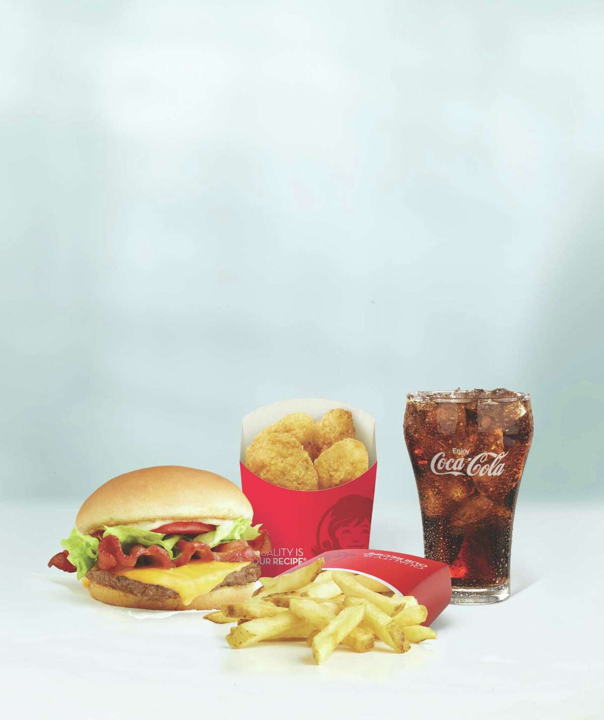 Wendy's Jr. Bacon Cheeseburger is the star of the 4 for $4 meal.