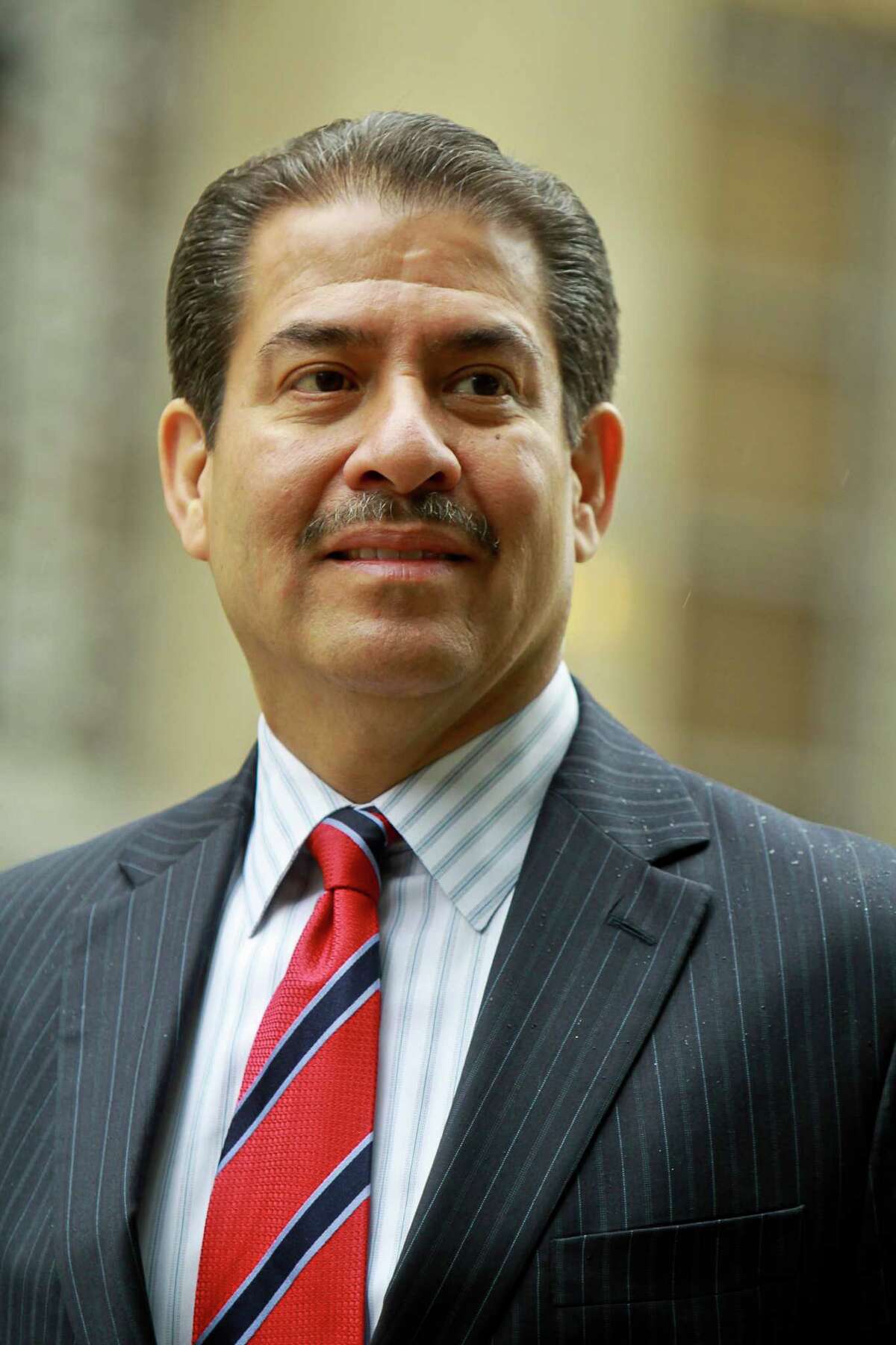 Adrian Garcia, candidate for mayor of Houston at City Hall. (For the Chronicle/Gary Fountain, May 12, 2015)