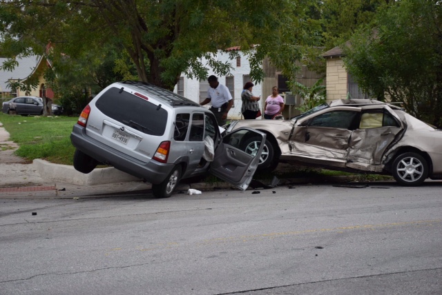 2 seriously injured after South Side neighborhood crash