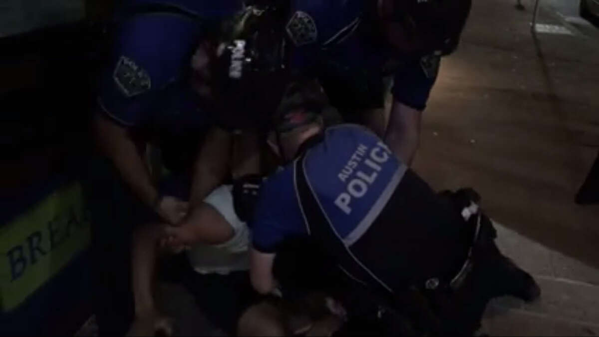 The Austin Police Department said Friday it was investigating a Thursday night incident after viral video showed officers repeatedly beating two men, apparently for jaywalking. A department spokesman said he did not know why the men were stopped or what charges were filed against them.
