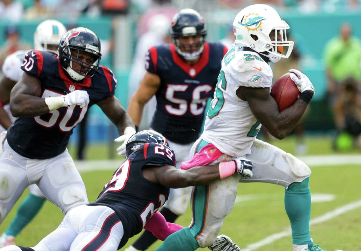 Running back Lamar Miller is a nice addition for the Texans, but he and QB Brock Osweiler don't immediately make them a contender, says Jerome Solomon.