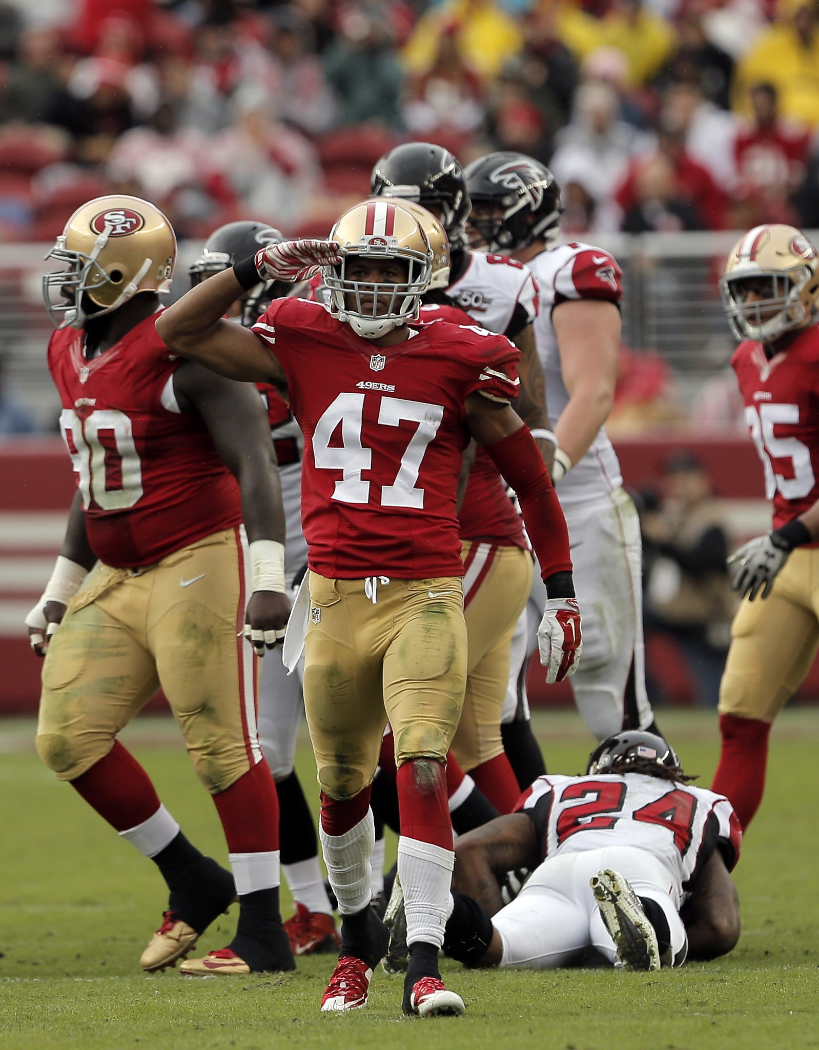 49ers' stats and facts on win over Atlanta