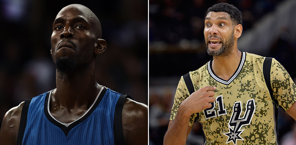 Kevin garnett deals tim duncan