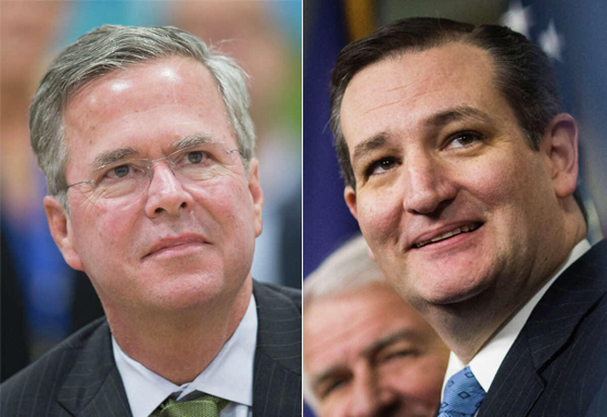 Jeb Bush and Ted Cruz: Teaming up to knock down Marco Rubio?