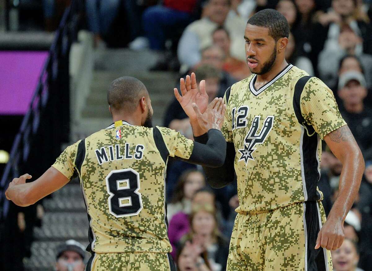 San Antonio Spurs Patty Mills Camo Earned Edition Jersey in 2023