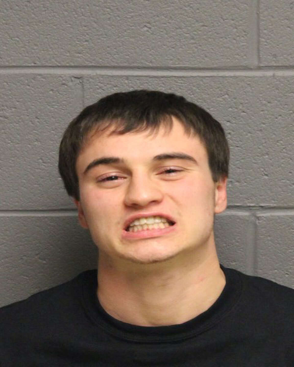 Monroe police arrested 21-year-old Patrick Capozziello late Saturday night after his car collided with an embankment.