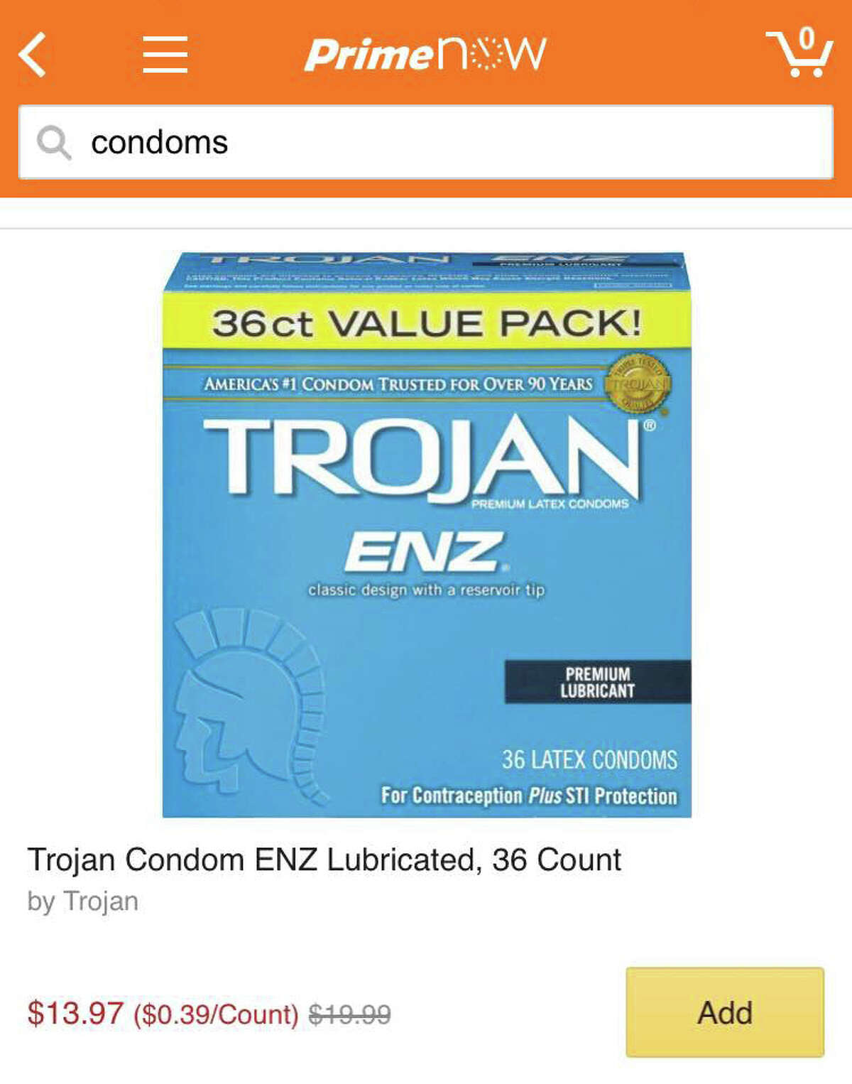 2.Condoms. When you haven’t got time for that clerk’s sly smile at your neighborhood convenience or drug store.
