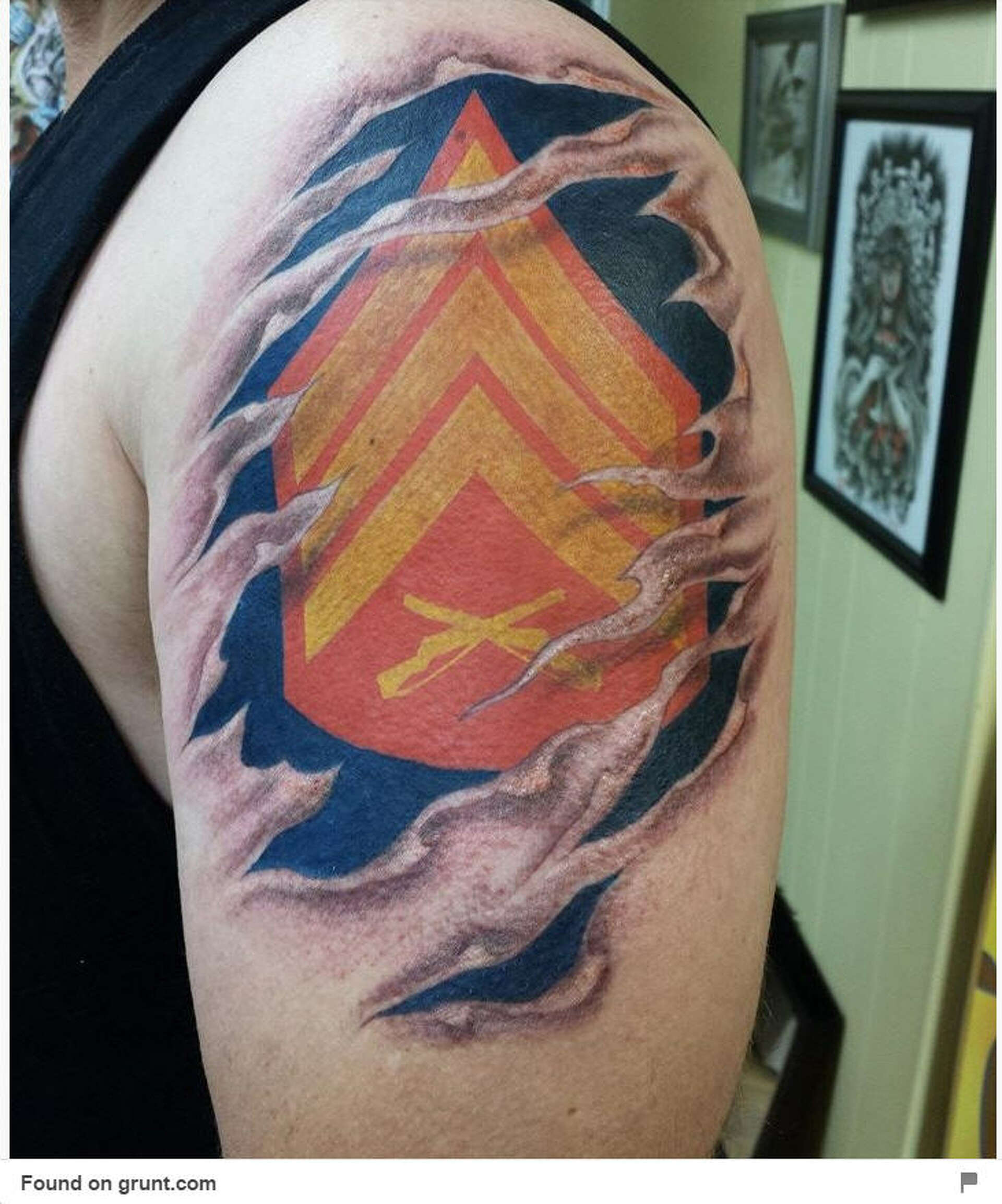 Why this tattoo is keeping a Maine woman out of the Marines, image size:1920x2306