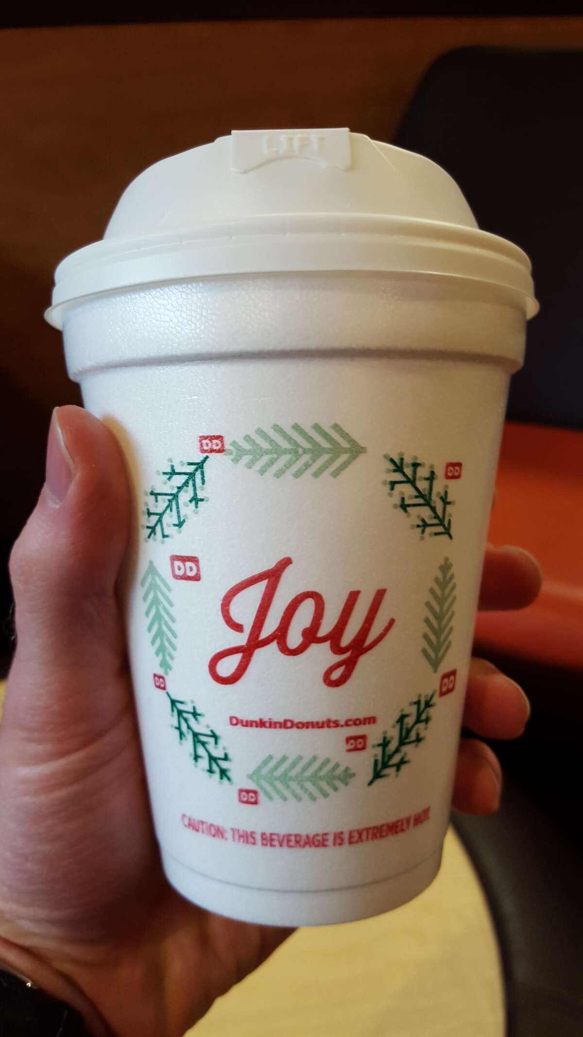 Dunkin' Donuts brews 'Joy' in new holiday cup