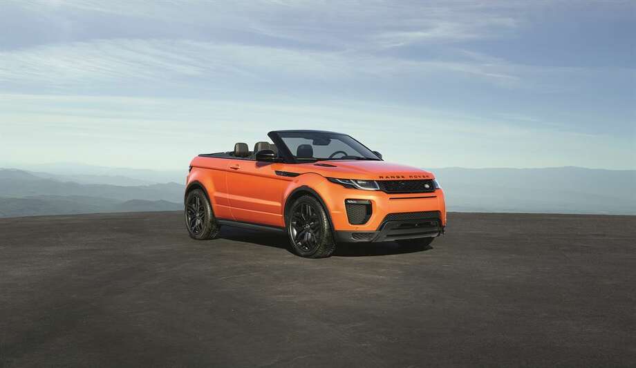 Range Rover Unveils World S First Convertible Luxury Suv Sfgate The All New 2016 Land Rover Evoque Convertible World S First Luxury Compact Suv