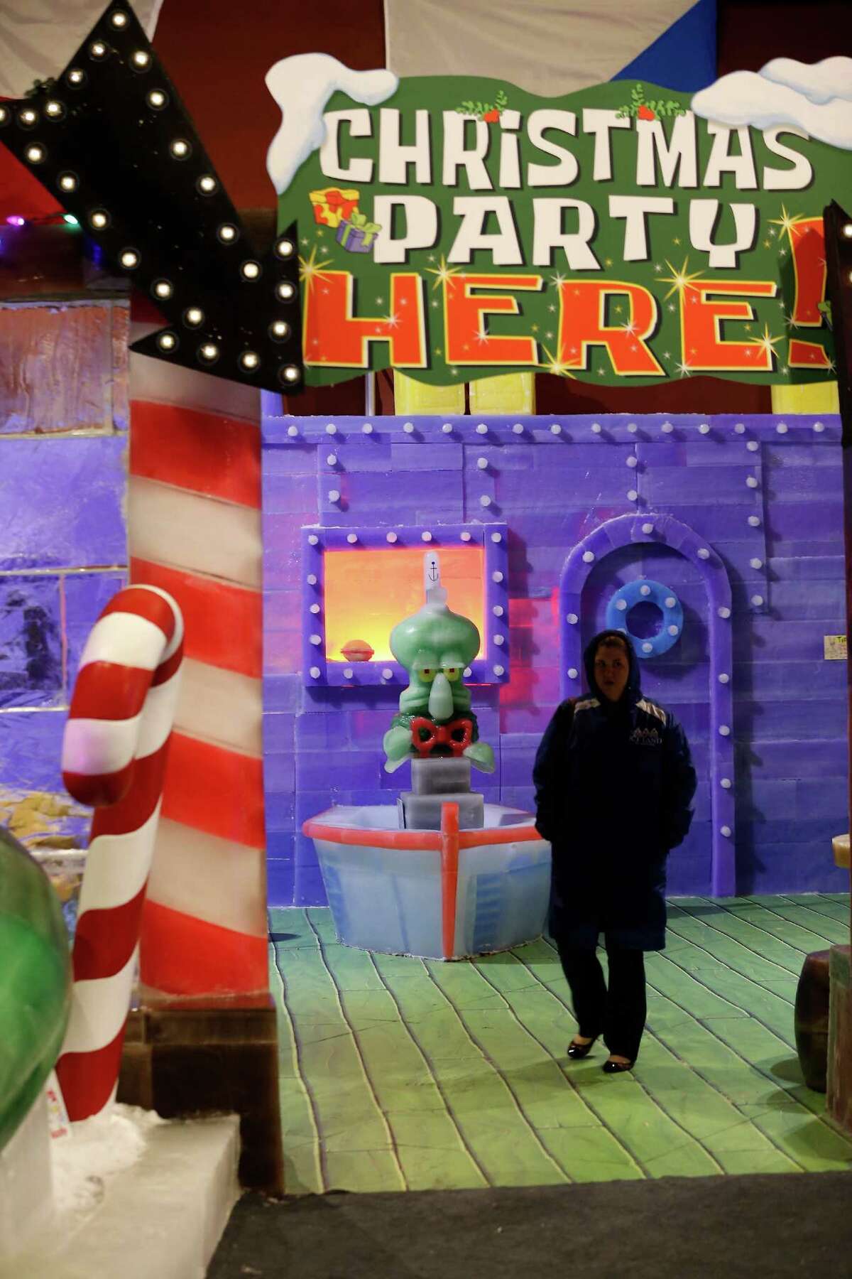 Galveston's Moody Gardens features SpongeBob at Ice Land