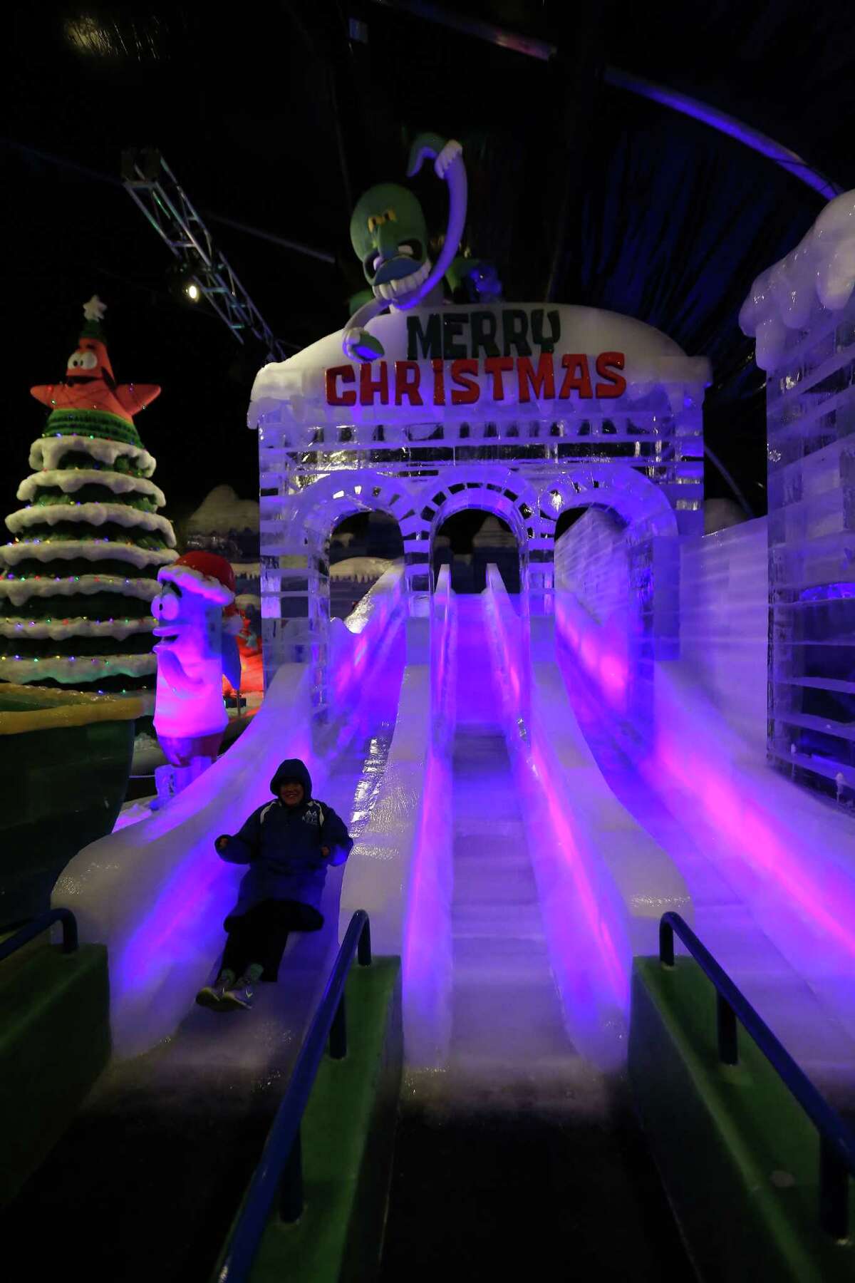 Galveston's Moody Gardens features SpongeBob at Ice Land