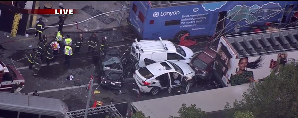 8 remain hospitalized after Union Square bus crash